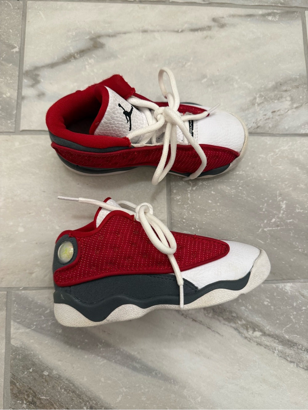 Air Jordan 13 Retro Toddler Gym Red White Black Sneakers Size 9C - Picture 1 of 7